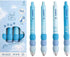 4 Pcs Cute Gel Pens Aesthetic Retractable Pens Blue Soft Grip Pen 0.5mm Black Ink Pen Kawaii Office School Pens Supplies for Girls Boys Women Men ...