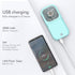 Portable Neck Fan Mini Quiet Handheld Personal Foldable USB Rechargeable Fan Operated for Home Office Outdoor Travel, 3000mAh Power Bank Hands Fre...