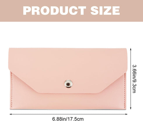 Cash Envelopes Bag, Money Envelope Wallet Bag PU Leacher Cash Money Pouch Budget Wallet, Reusable Cash Envelope for Wedding Birthday Graduation Ca...