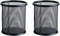 2 Pcs Wire Mesh Pen Cups Pencil Organizer Storage Holder Desktop Stationary Organizer Cup Makeup Brushes Organizer Holder for Home Office School...