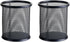 2 Pcs Wire Mesh Pen Cups Pencil Organizer Storage Holder Desktop Stationary Organizer Cup Makeup Brushes Organizer Holder for Home Office School...