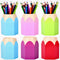 6pcs Pencil Shaped Pen Holders,Pencil Storage Organizer,Cute Desktop Pen Cup,Makeup Brush Container,Pencil Pot,Cartoon Stationery Rack,Creative St...
