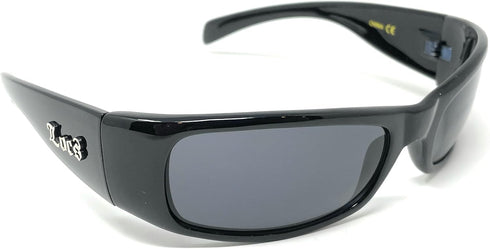 Locs All Black Cholo Biker Extra Narrow Lens Rectangular Sunglasses...