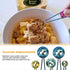 9 Pcs Measuring Spoons and Cups Set Stackable Stainless Steel Measuring Cups and Spoons Rainbow with Engraved Measurements for Cooking, Mixing, Ba...