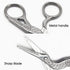 YOOHUA 6PCS Stork Scissors, Crane Design Sewing Scissors Stainless Steel Tip Dressmaker Shears DIY Tools for Embroidery, Craft, Needle Work, Art W...