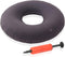 Dr. Frederick's Original Donut Pillow - 18" Inflatable Donut Cushion for Tailbone Pain Relief - Seat Cushion for Hemorrhoids, Bed Sores, Prostatit...