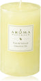 Aroma Naturals Orange, Clove and Cinnamon Essential Oil Scented Pillar Candle, Peace Pearl, 2.5 inch x 4 inch...