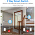 3-Way Smart Wi-Fi Wall Light Switch Work with Amazon Alexa Google Assistant, Timing Function No Hub Required (3 Way Smart Switch 1- Pack)......