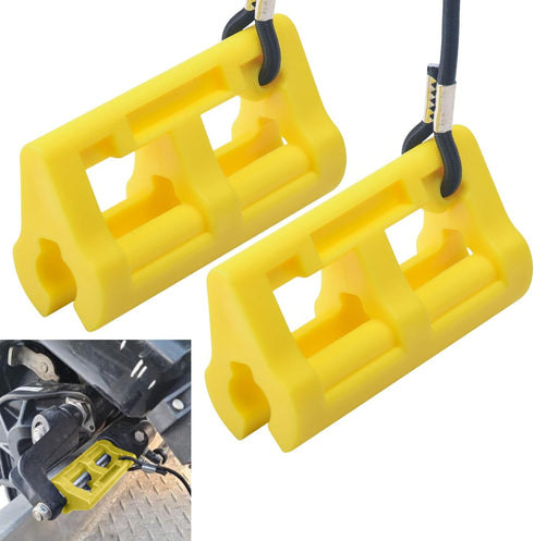 Hydraulic Steering Locks, Yellow, 4" Steer Stop Outboard Hydraulic Steering Lock for Outboard Motor Trailering Transom Savers, Most Steering Cylin...
