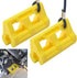 Hydraulic Steering Locks, Yellow, 4" Steer Stop Outboard Hydraulic Steering Lock for Outboard Motor Trailering Transom Savers, Most Steering Cylin...