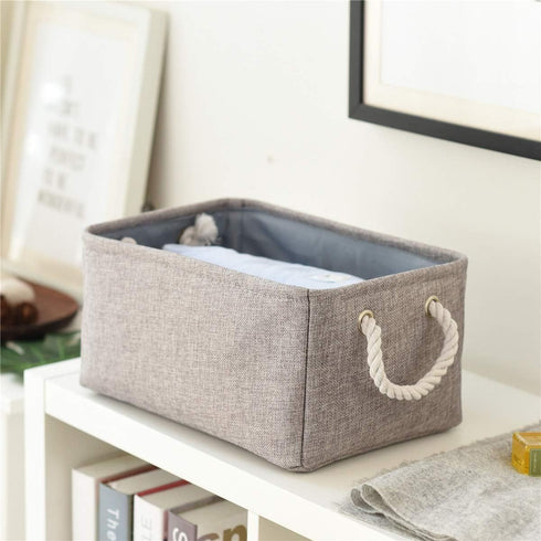 TheWarmHome Large Storage Bins- Storage Baskets for Organizing Shelves, Basket Organizer for Closet Bookshelf Dog Toy Nursery Clothes Laundry Home...