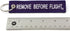 Remove Before Flight Key Chain - 5pcs - Purple...