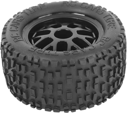 RC Tires, Replacement Plastic Frames 4Pcs Universal RC Wheel Strong Strong Cushioning Excellent Grip for Car Models...