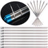 Swpeet 50Pcs 5.9 Inch Stainless Steel Exhaust Strap Wrap Coated Locking Cable Zip Ties Perfect for Automotive Parts, Home Repair, Computer Repair...