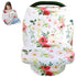 Rquite All-in-1 Car Seat Cover Baby, Carseat Covers for Girl Boy, Stretchy Soft Infant Car Seat Cover, Multi-use Baby Carrier Cover, Car Seat Cano...