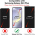 for Galaxy S24 Plus Case Galaxy S24+ Plus Case with Kickstand Case 3-Layer Military Grade Protective Case Cover Silicone Shockproof for Samsung Ga...