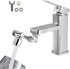 2Pack - 1080° Rotating Faucet Aerator Extender (Plastic) with Aerator Wrench - 22mm Inside Diameter Suitable for 20-24mm Faucets - Dual Models And...