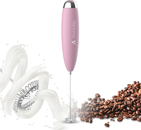 Frother for Coffee, Frother Handheld, Milk Frother, Upgraded Matcha Whisk Drink Mixer Electric Mini Whisk Hand Frother Mini Foamer Coffee Mixer fo...