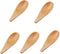 5 Pieces Mini Wooden Spoons, Small Salt Spoon with Short Handle Mini Wood Scoop for Spice Jars Tea Coffee Milk Powder, Natural Color...