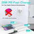 for Apple Watch Charger USB C 38W PD Fast Wall Plug for Apple Watch/iPhone/Airpods, 4 in 2 Travel iWatch & iPhone Charger for iWatch Series 3/4/5/...