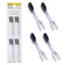 Ionic Toothbrush Replacement Brush Heads Refill, 4 Count -3 Row Honeycomb Point Bristle, Binchotan Charcoal and Silver Ions...