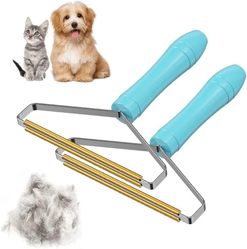 Reusable Cat Hair Remover - Special Dog Hair Remover Multi Fabric Edge and Carpet Scraper - Easy Pet Hair Remover for Couch, Pet Towers & Rugs - G...