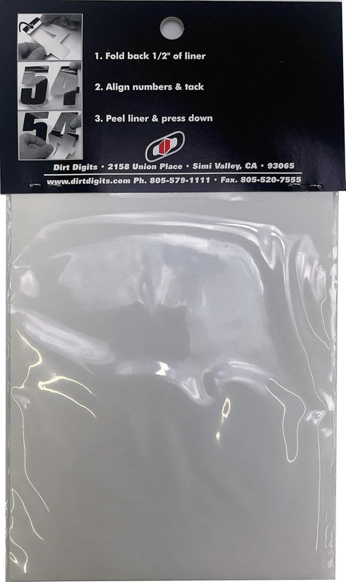 DD43B-9 Black 4" High-Gloss Precision Die Cut Vinyl Number 9, 3 Pack...