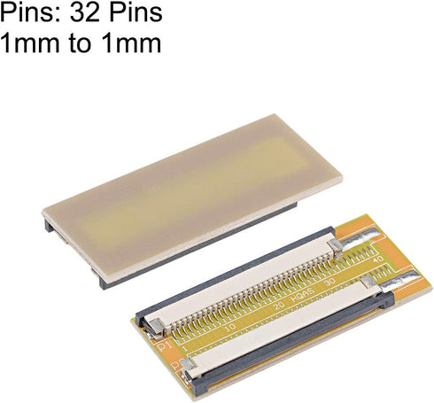 uxcell 1.0mm Pitch 32 Pin to 32 Pin Extension Connector Adapter for FFC FPC Cable Extend Zip HDD...