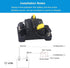 300 Amp Circuit Breaker DC 12V -48V Waterproof 30A-300A Manual Reset Fuse Inverter for Trolling Motor Auto Car RV Marine Boat Current Overload Pro...