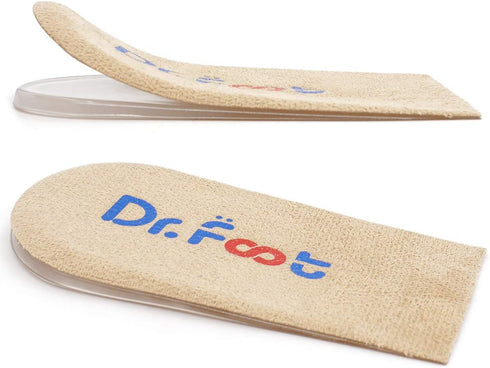 Dr.Foot Adjustable Orthopedic Heel Lift Inserts, Height Increase Insole for Leg Length Discrepancies, Heel Spurs, Heel Pain, Sports Injuries, and ...