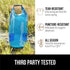 Gorilla Gear Heavy Duty 100% Waterproof IPX 6 Dry Bag, Tear and Puncture Resistant Bags Kayaking Boating Hiking Camping Swimming Water Sports, Lig...