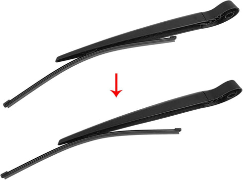 X AUTOHAUX Rear Windshield Wiper Blade Arm Set for Volvo XC60 10-11...
