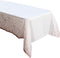 2 Pack Rose Gold Table Cloths for Parties Disposable Plastic Tablecloth for Birthday, Baby Shower Party Table Cover for Rectangle Tables 54 x 108 ...