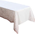 2 Pack Rose Gold Table Cloths for Parties Disposable Plastic Tablecloth for Birthday, Baby Shower Party Table Cover for Rectangle Tables 54 x 108 ...
