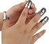 TOPINCN Finger Guard 4PCS Stainless Steel Finger Guard Protector Avoid Hurting for Cutting Slicing...