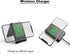 Data Cable Box with Wireless Charger, Multi-Type Charging Cable Convertor, Multi-Function Wireless Charger Adapter, Built-in Card Reader, Can Use ...