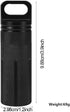 Keychain Container, Pill Containers, Pill Storage Case Keychain, Waterproof Airtight Bottle, Dry Box for Men Women Outdoor Travel Camping Tool (Bl...