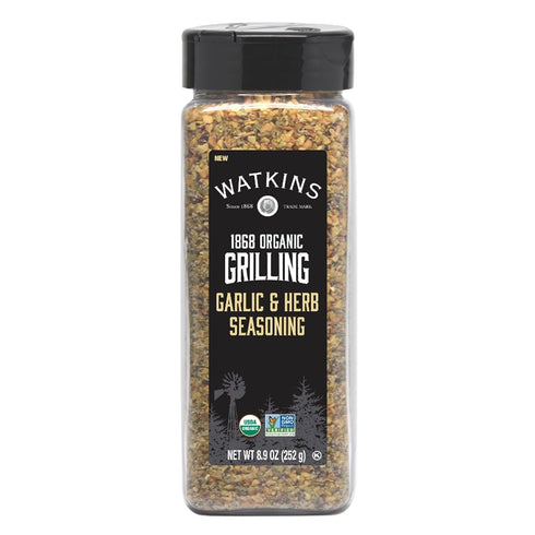 Watkin's Organic Grilling Garlic & Herb Seasoning, 8.9 oz...