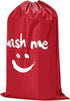 HOMEST 2 Pack XL Wash Me Travel Laundry Bag, Dirty Garments Organizer, Large Enough to Hold 4 Loads of Clothes, Easy Fit a Hamper or Clothing Bask...