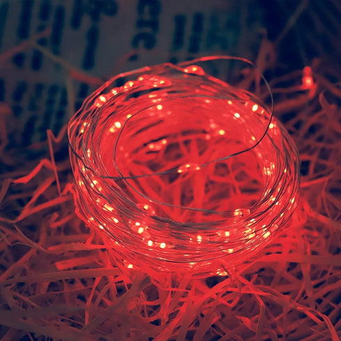 Outdoor Solar String Lights, 2 Pack 33ft 100L Solar Copper Fairy Lights,8 Modes Twinkle Lights Decor for Indoor Outdoor Patio Yard Trees Christmas...