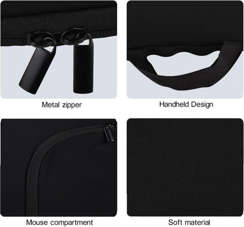 Neoprene Carrying Case Portable Protection Sleeve Pouch Bags for Logitech MK235 Wireless Keyboard and Mouse Combo/Arteck 2.4G Wireless Keyboard wi...