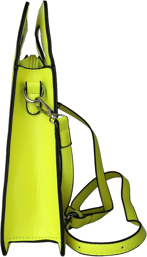 CAUTION Shoulder bag,PU Crossbody Tote Handbag for Women...
