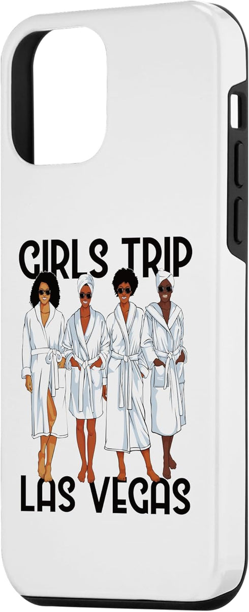 iPhone 12 mini Girls Trip 2024 Las Vegas For Black Melanin Women Spa Relax Case...