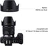 Tulip Flower Len Hood for RF 35mm F1.8 Macro is STM on EOS R6 R5 RP R Camera, Reversible Lens Shade, Compatible with 52mm Filters and 52mm Lens Ca...