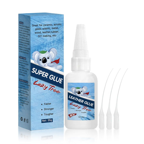 35g Leather Glue, Super Glue for Leather, Strong Bond for Repair & DIY, Permanent Clear Special Adhesive for Leather Shoes, Purses Bags, belt, Wat...