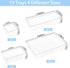 Drawer Organizers Set of 19, 4 Sizes Clear Plastic Drawer Organizers and Storage Bins for Kitchen, Bathroom, Office, Dresser Desk Drawer Organizer...