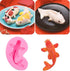 2 Pack Koi Fish Silicone Mold Fish Candy Fondant Mold, 3D Fish Shaped Chocolate Baking Mold Tool for Cake Cupcake Sugar Decorating (Pink)...