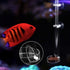 Shrimp Feeding Tube and Dish, Acrylic Transparent Aquarium Feeder Shrimp Feeder Tube Tray with Suction Cups Tube Feeding Dish Tray for Fish Tank A...