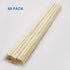 Worown 60 Pcs 15.7 Inch Strong Natural Bamboo Sticks, Wood Craft Sticks, Extra Long Sticks, 9.5 mm Width Wood Strips for Craft Projects...