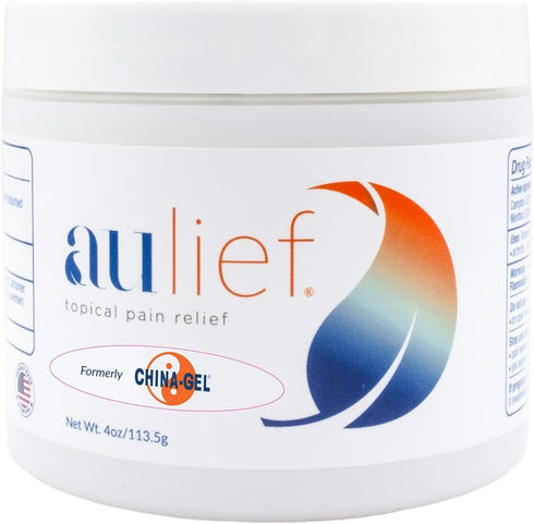 Aulief Pain Relief Cream Arthritis & Muscle Rub for Sore Muscles & Joint Pain, Neck, Knee & Back Aches, Premium Dye-Free White Topical Gel, 4 oz J...